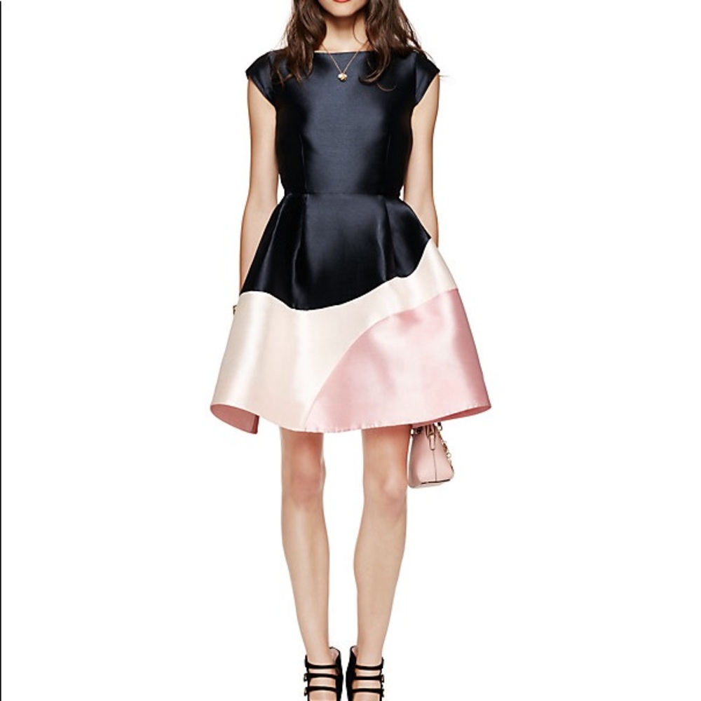 Kate Spade Colorblock Fit and Flare Dress